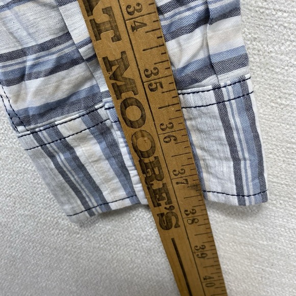 NWT MoonShine Spirit Brad Paisley Marveled Pearl Snap White Gray Plaid‎ Mens XL - Picture 8 of 14